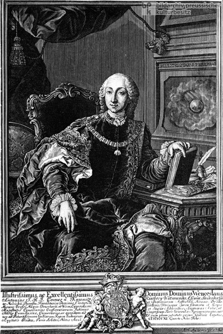 Wenzel Anton Kaunitz-Rietberg, Österreichischer Staatskanzler (1755)